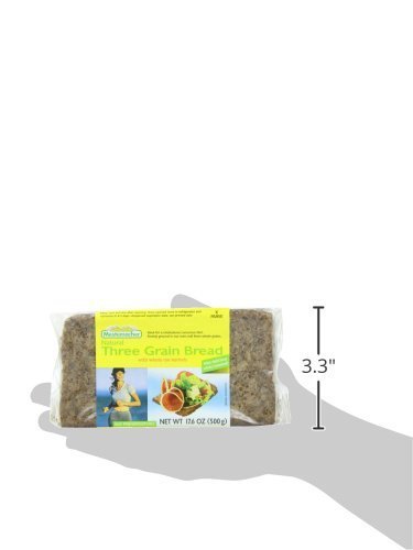 Mestemacher Natural High Fiber Bread 3 Flavor Variety Bundle: Organic, Pumpernickel, Whole Rye for Health-conscious Diet