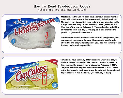 Hostess Variety Pack - Honey Buns, Coffee Cake, Donettes, Cakes, and Danish for Baking Enthusiasts | Perfect for Holida