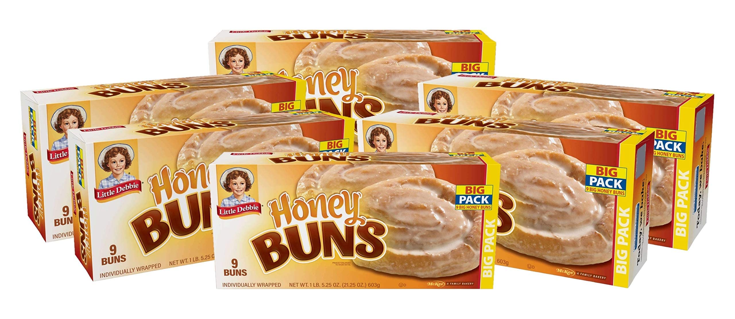 Little Debbie Honey Buns - Sweet Treats for Snacking on the Go (Pack of 6, 9 Cts)  
Little Debbie Honey Buns - Perfect f